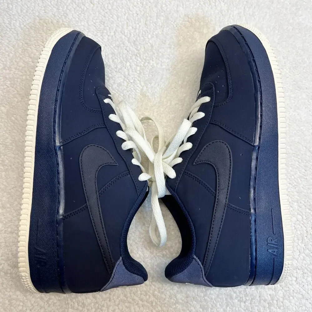 Nike Youth Sneaker Air Force 1 Low Midnight Navy Blue Size 7Y
